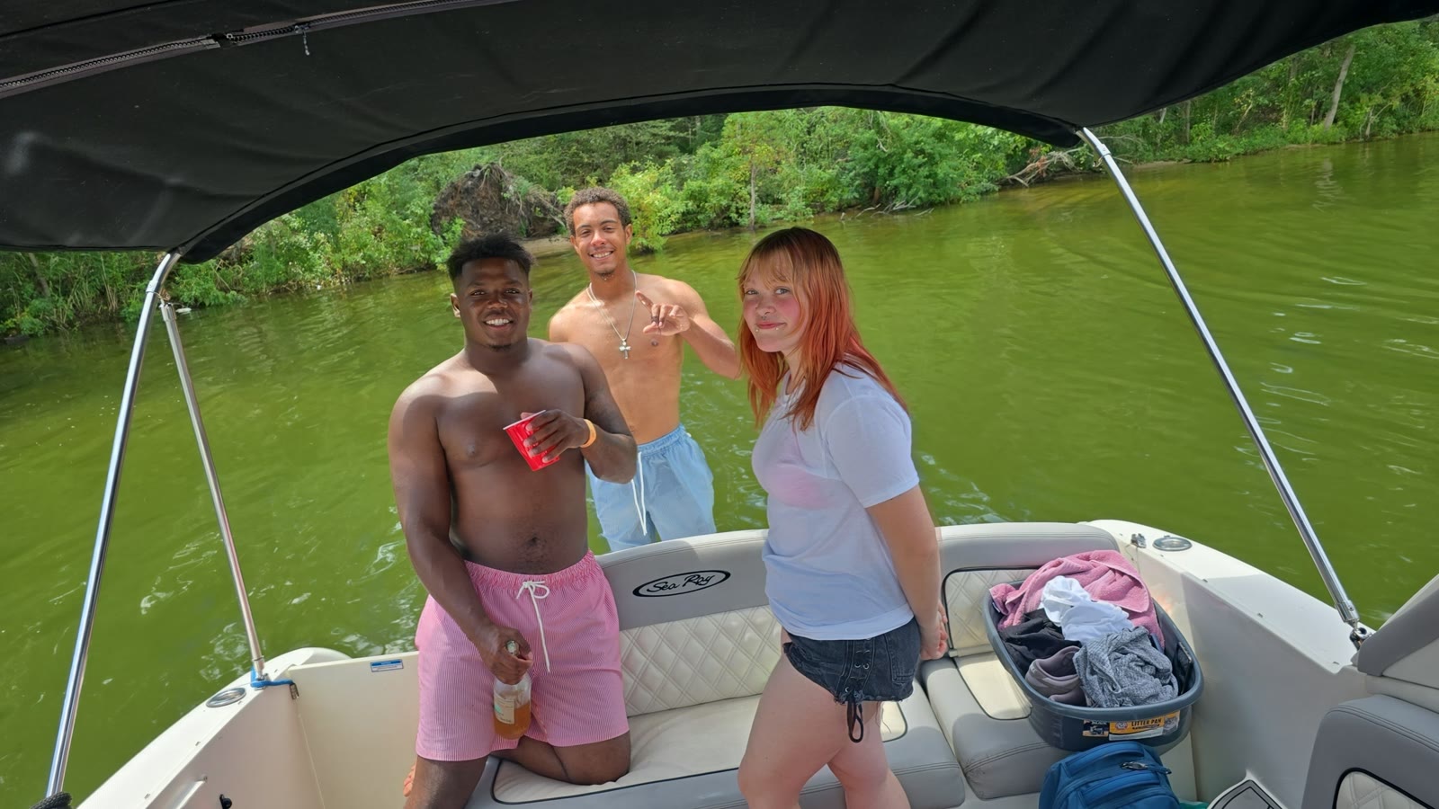 Aboard the Nauti Yachti