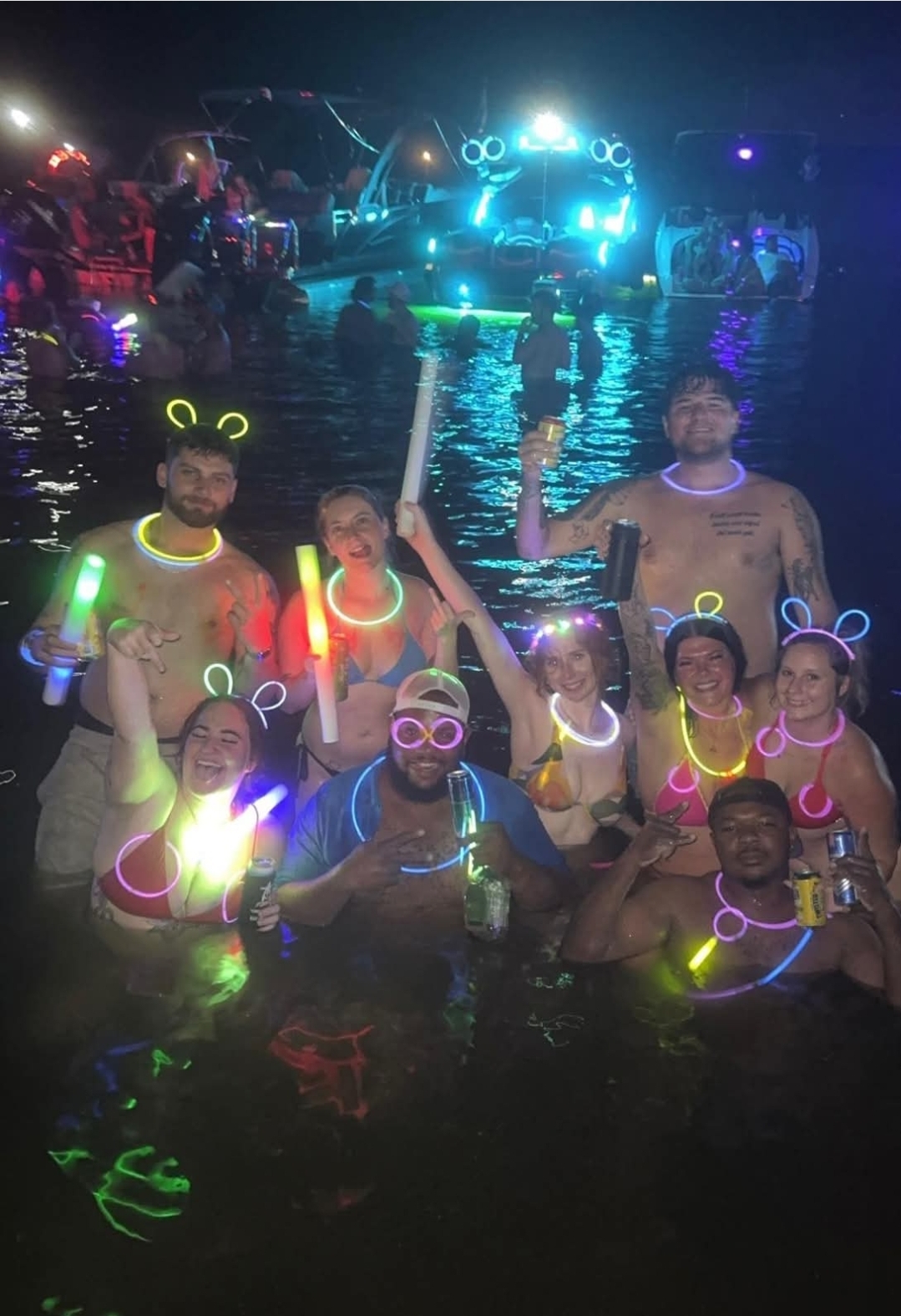 Glow sticks and good vibes