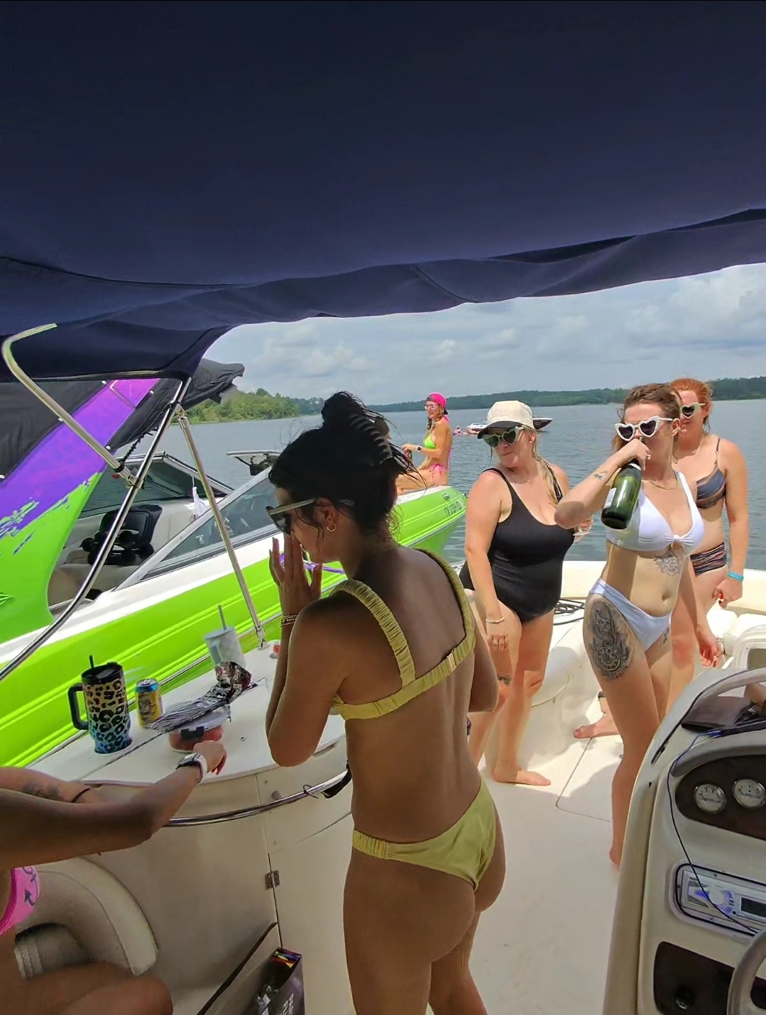 Meeting new people at the Cove