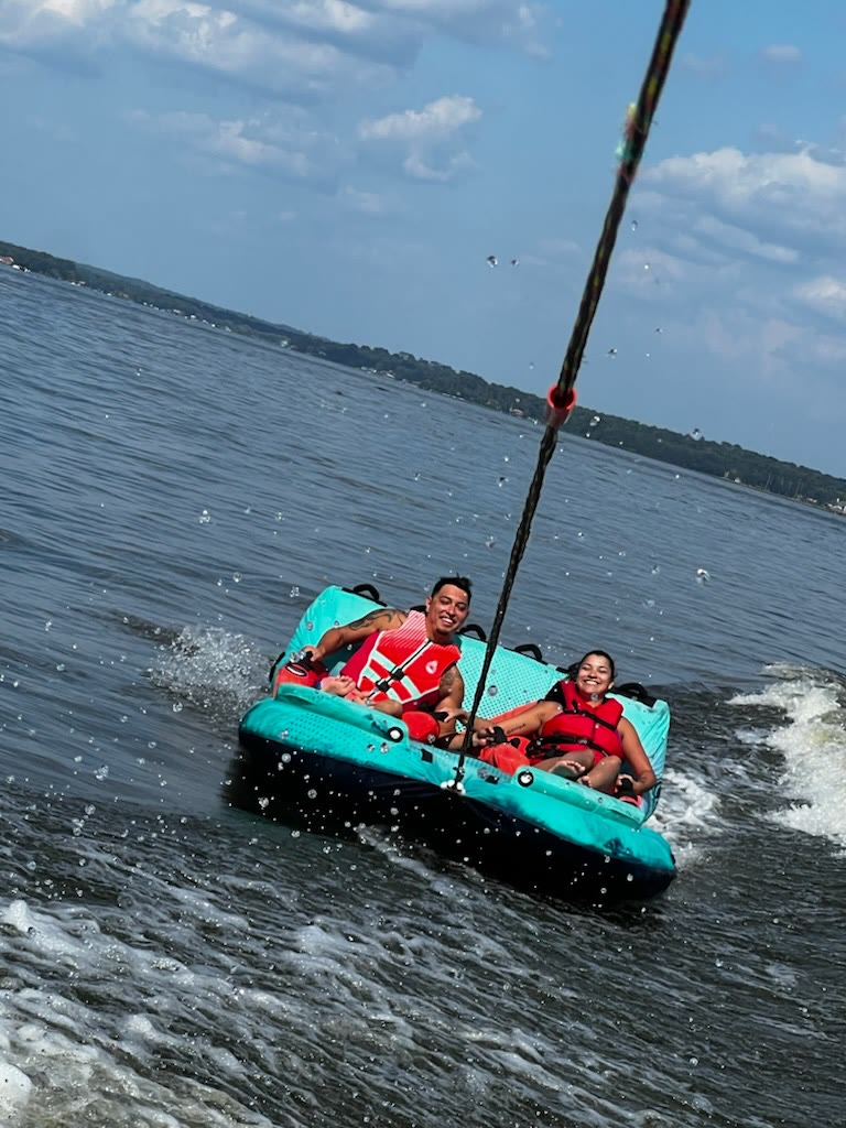 Skipping over the wake